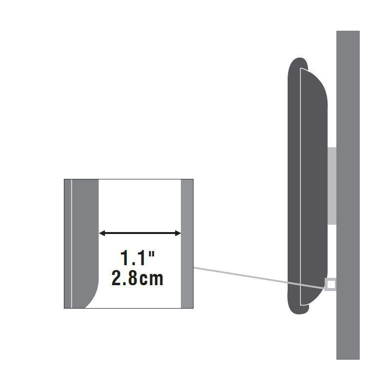 Vivolink VLMW4280 support pour téléviseur 2,03 m (80") Noir