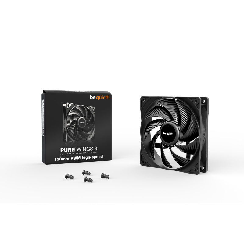 be quiet! Pure Wings 3 120 mm PWM | Ventilateur PC high-speed