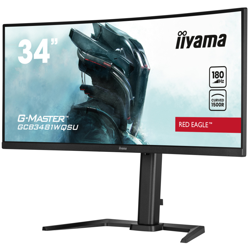 iiyama G-MASTER GCB3481WQSU-B1 écran plat de PC 86,4 cm (34") 3440 x 1440 pixels UltraWide Quad HD LCD Noir