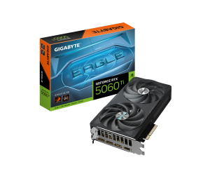 GIGABYTE GeForce RTX 5060 Ti EAGLE OC 8G Carte Graphique – 8 Go GDDR7, 128 bits, PCI-E 5.0, 2617 MHz Fréquence du processeur, 3 x DisplayPort, 1 x HDMI, GV-N506TEAGLE OC-8GD