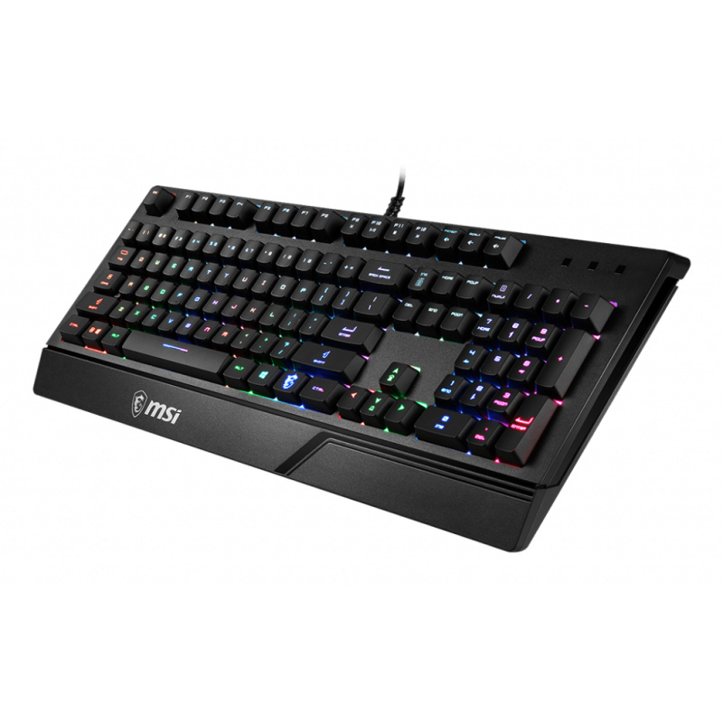MSI Vigor GK20 clavier Jouer USB AZERTY Français Noir