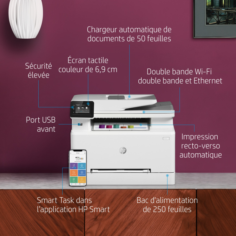 HP Color LaserJet Pro Imprimante multifonction M283fdw