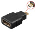 Microconnect HDM19F19MM changeur de genre de câble Micro HDMI HDMI Noir