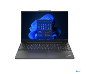 Lenovo ThinkPad E16 Gen 1 (Intel) Intel® Core™ i5 i5-1335U Ordinateur portable 40,6 cm (16") WUXGA 16 Go DDR4-SDRAM 512 Go SSD Wi-Fi 6 (802.11ax) Windows 11 Pro Français Noir