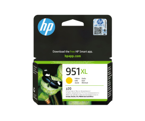 HP 951XL cartouche d'encre jaune grande capacité authentique