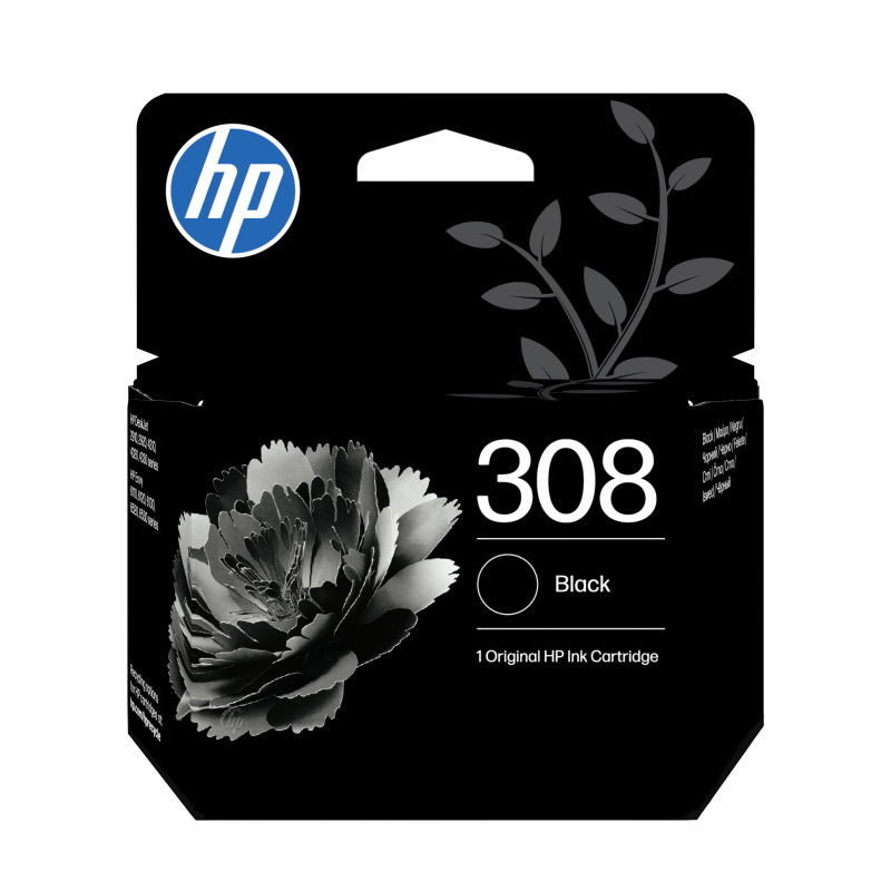 HP 308 Cartouche d’encre authentique Noir