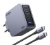Ugreen Nexode Pro 160W GaN Charger with USB-C Cable Universel Noir, Gris Secteur Charge rapide Intérieure