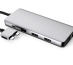 eSTUFF ES623010 hub & concentrateur USB 3.2 Gen 1 (3.1 Gen 1) Type-C 5000 Mbit/s Aluminium