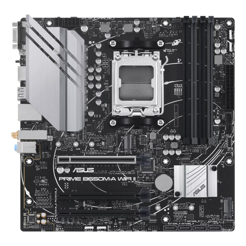 ASUS PRIME B650M-A WIFI II AMD B650 Emplacement AM5 micro ATX