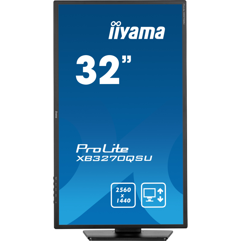 iiyama ProLite XB3270QSU-B1 écran plat de PC 81,3 cm (32") 2560 x 1440 pixels Wide Quad HD LED Noir