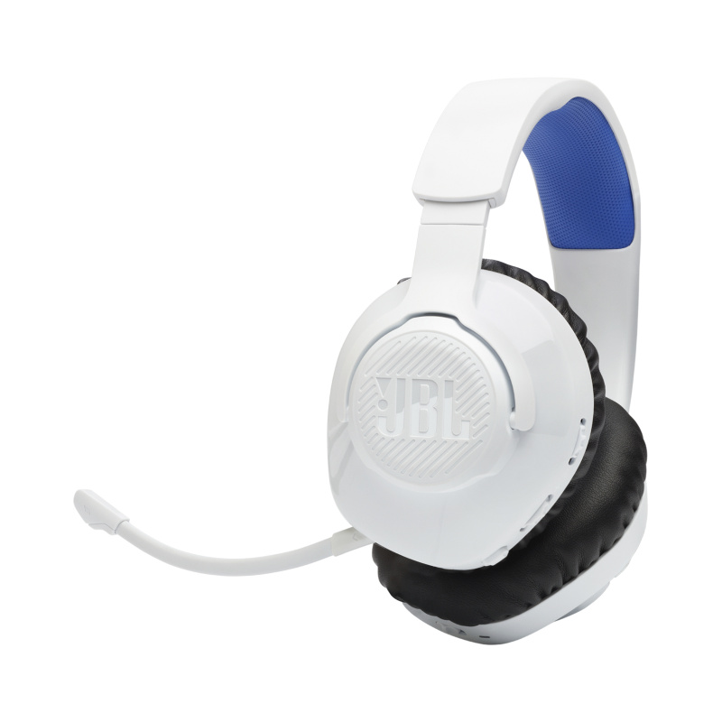 JBL Quantum 360P Casque Sans fil Arceau Jouer USB Type-C Bluetooth Bleu, Blanc