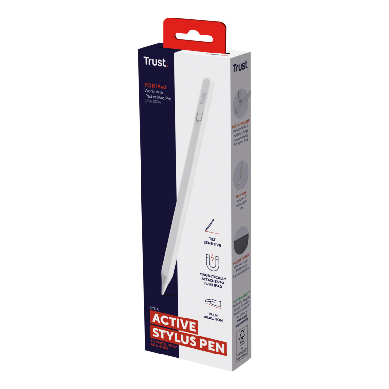 Trust Kyna stylet 13 g Blanc