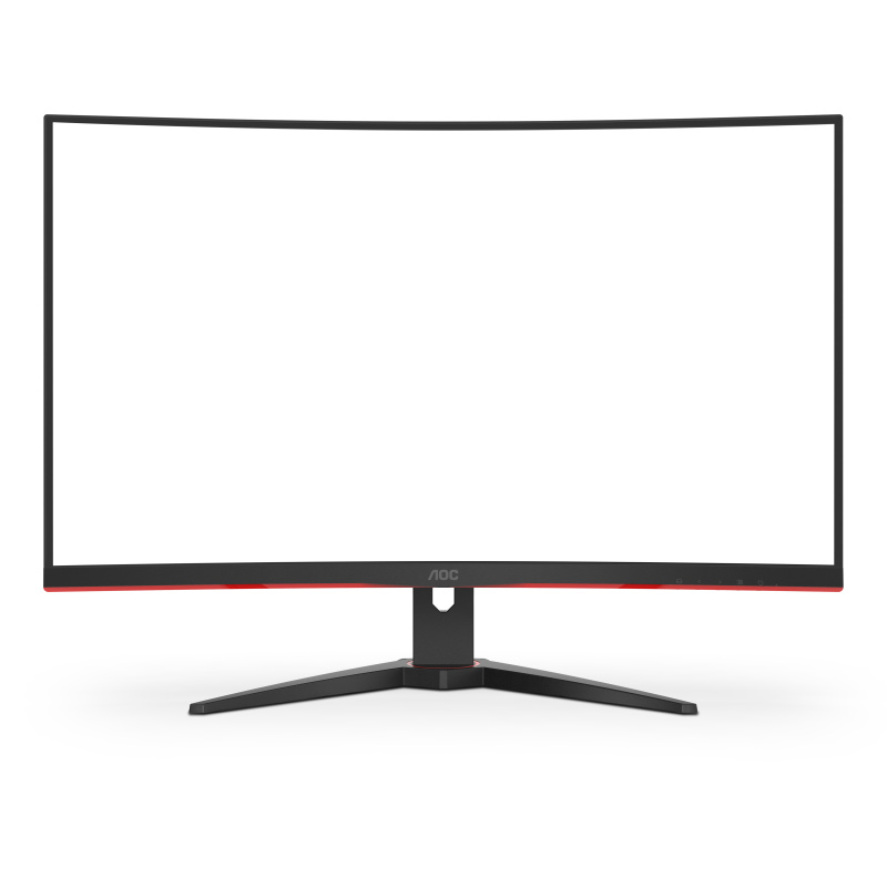 AOC G2 C32G2ZE/BK écran plat de PC 80 cm (31.5") 1920 x 1080 pixels Full HD LED Noir, Rouge