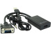 Microconnect MONGGHDMI câble vidéo et adaptateur 0,3 m HDMI Type A (Standard) VGA (D-Sub) Noir