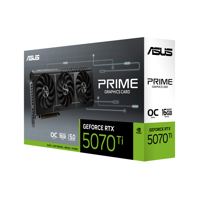 ASUS Prime -RTX5070TI-O16G NVIDIA GeForce RTX 5070 Ti 16 Go GDDR7