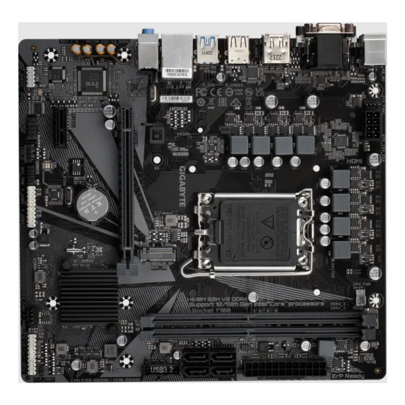 GIGABYTE H610M S2H V2 DDR4 carte mère Intel H610 Express LGA 1700 micro ATX