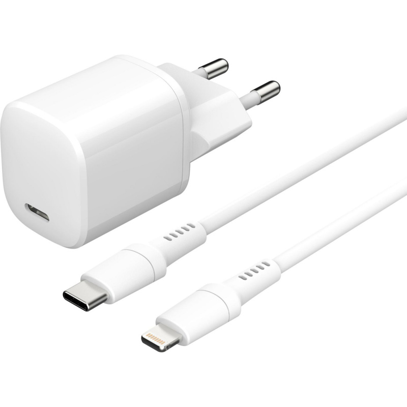 eSTUFF ES637500 chargeur d'appareils mobiles Smartphone, Tablette Blanc Secteur Charge rapide Intérieure