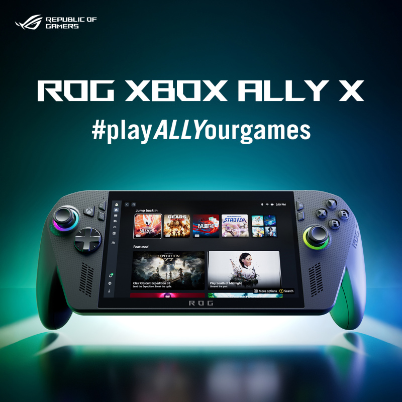 ASUS ROG Xbox Ally X RC73XA-NH011W console de jeux portables 17,8 cm (7") 1 To Écran tactile Wifi Noir