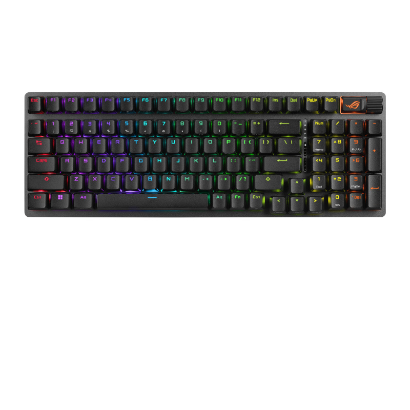 ASUS ROG Strix Scope II 96 Wireless clavier Jouer USB + RF Wireless + Bluetooth AZERTY Français Noir