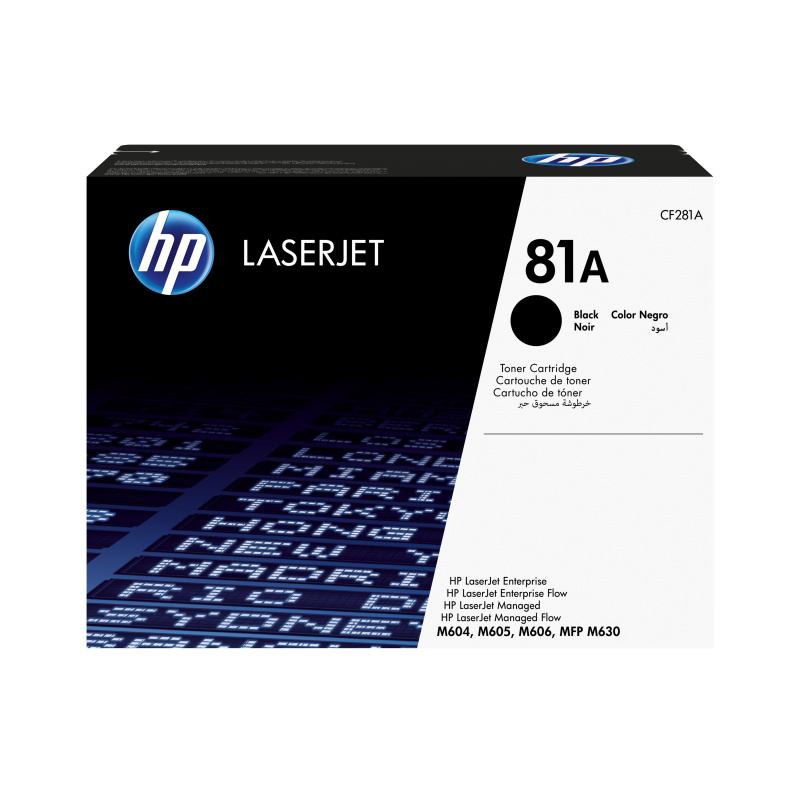 HP 81A toner LaserJet noir authentique