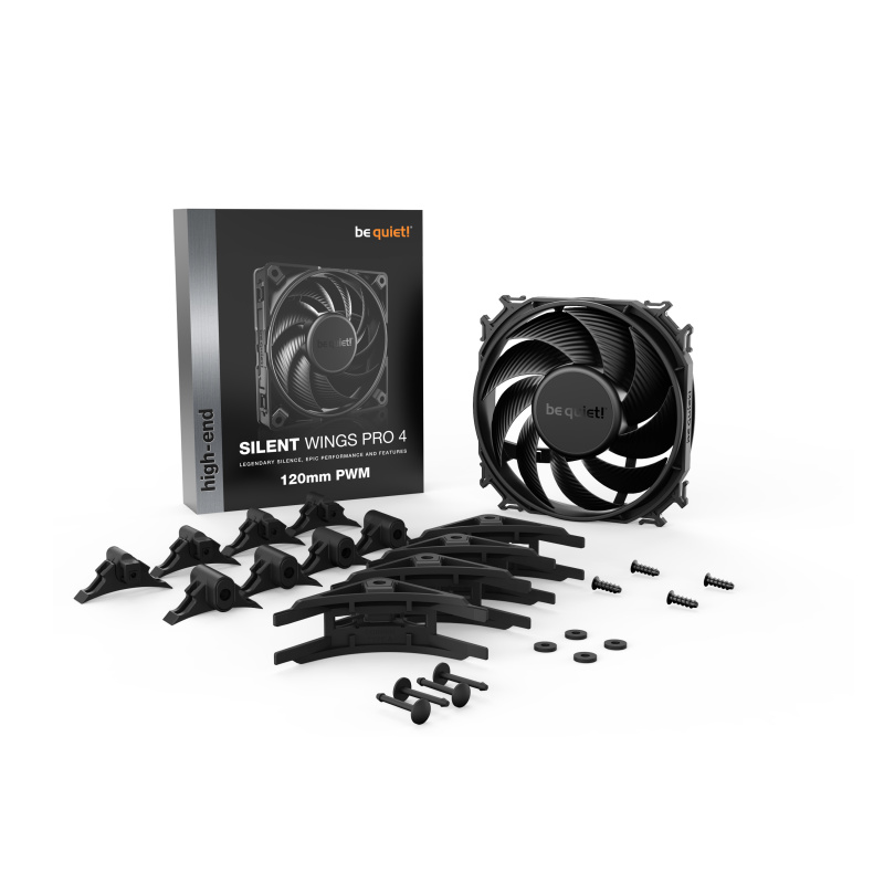 be quiet! Silent Wings Pro 4 120 mm PWM | Ventilateur PC