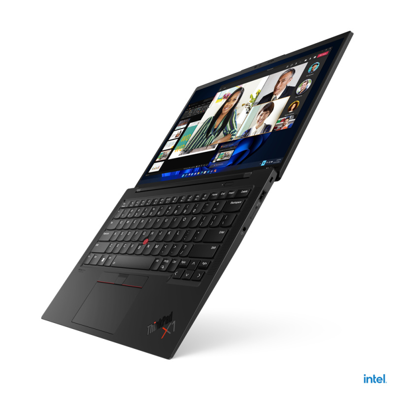 Lenovo ThinkPad X1 Carbon Gen 10 Intel® Core™ i7 i7-1260P Ordinateur portable 35,6 cm (14") Écran tactile WUXGA 32 Go LPDDR5-SDRAM 1 To SSD Wi-Fi 6E (802.11ax) Windows 11 Pro Français Noir