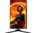 AOC G3 25G3ZM/BK écran plat de PC 62,2 cm (24.5") 1920 x 1080 pixels Full HD Noir, Rouge