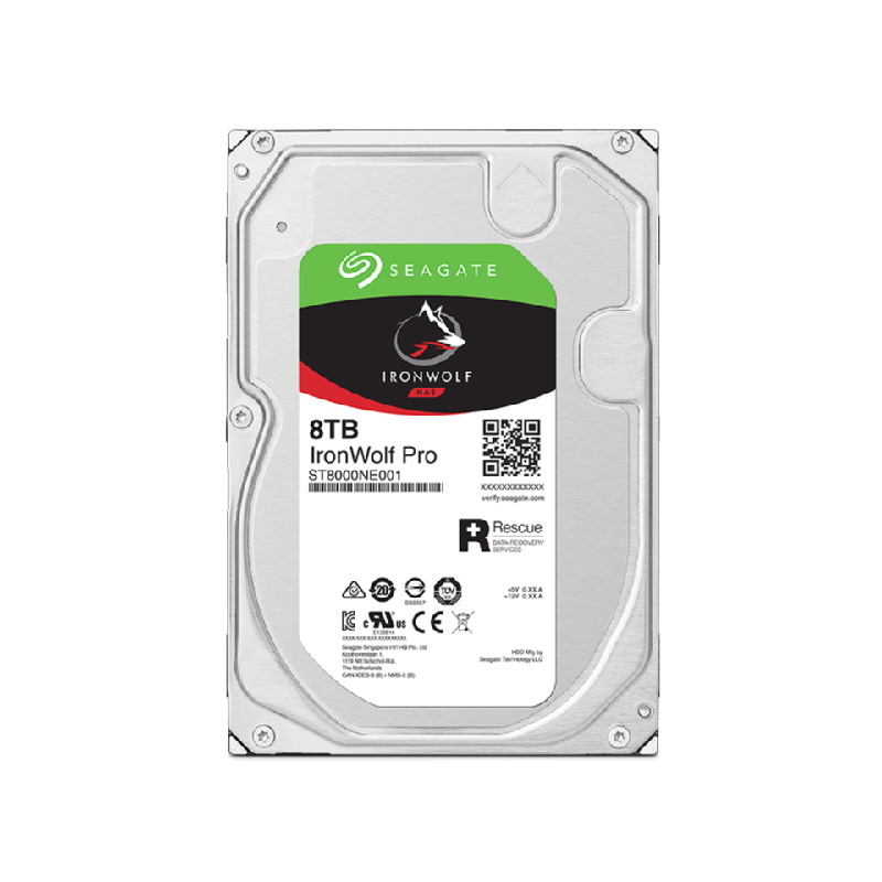 Seagate IronWolf Pro ST8000NT001 disque dur 8 To 7200 tr/min 256 Mo 3.5" Série ATA III