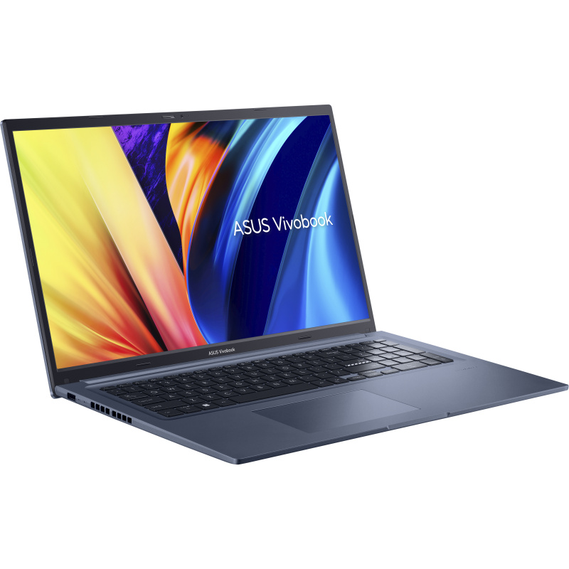 ASUS Vivobook 17 X1702 Intel® Core™ i3 i3-1215U Ordinateur portable 43,9 cm (17.3") Full HD 8 Go DDR4-SDRAM 256 Go SSD Wi-Fi 6 (802.11ax) Windows 11 Pro Bleu