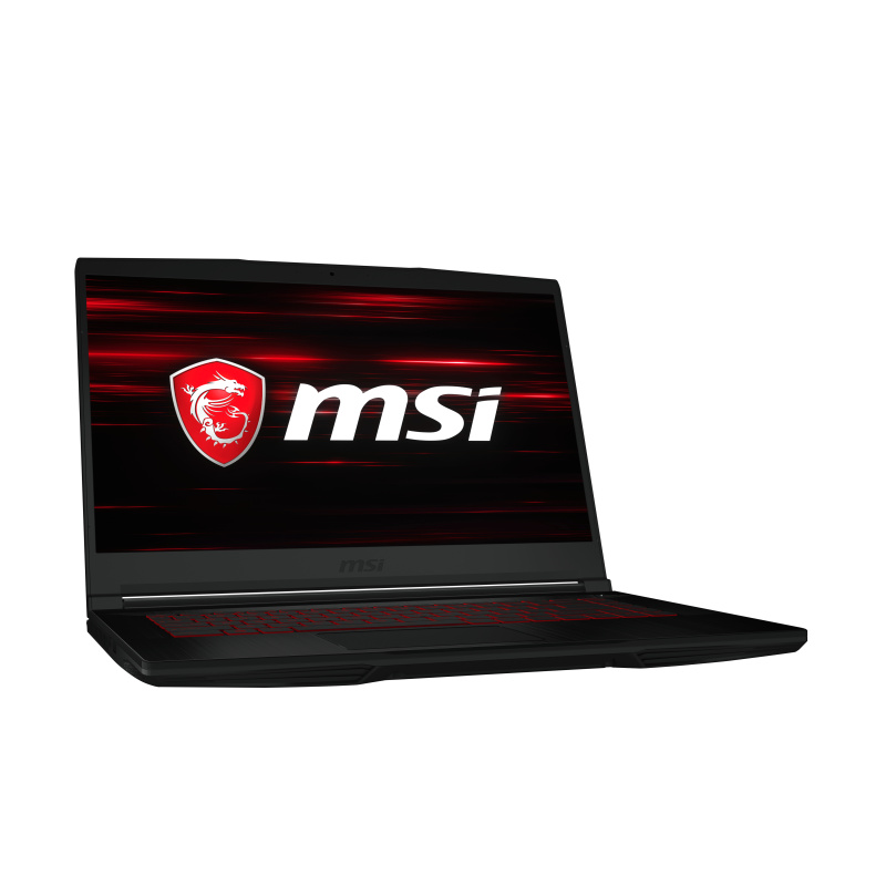 MSI Gaming GF63 10SCSR-1205FR Thin Intel® Core™ i7 i7-10750H Ordinateur portable 39,6 cm (15.6") Full HD 16 Go DDR4-SDRAM 512 Go SSD NVIDIA® GeForce® GTX 1650 Ti Wi-Fi 6 (802.11ax) Windows 10 Home Noir