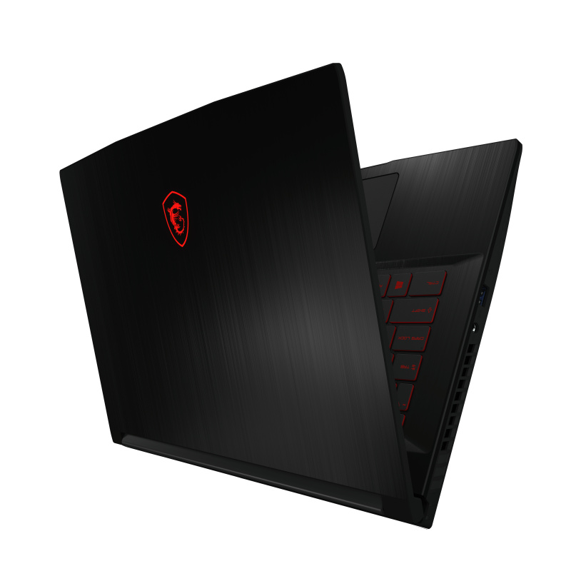 MSI Gaming GF63 10SCSR-1205FR Thin Intel® Core™ i7 i7-10750H Ordinateur portable 39,6 cm (15.6") Full HD 16 Go DDR4-SDRAM 512 Go SSD NVIDIA® GeForce® GTX 1650 Ti Wi-Fi 6 (802.11ax) Windows 10 Home Noir