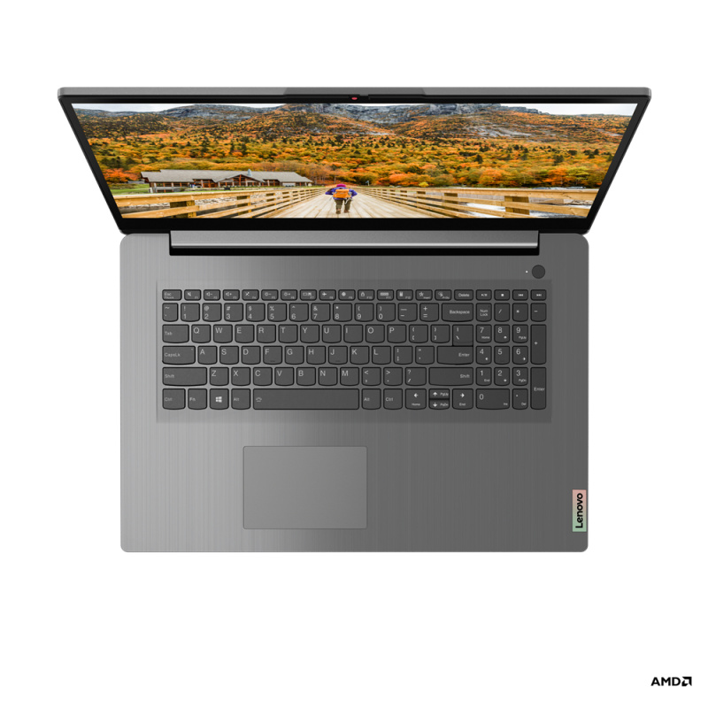 Lenovo IdeaPad 3 17ALC6 AMD Ryzen™ 5 5500U Ordinateur portable 43,9 cm (17.3") HD+ 12 Go DDR4-SDRAM 256 Go SSD Wi-Fi 6 (802.11ax) Windows 11 Home Français Gris
