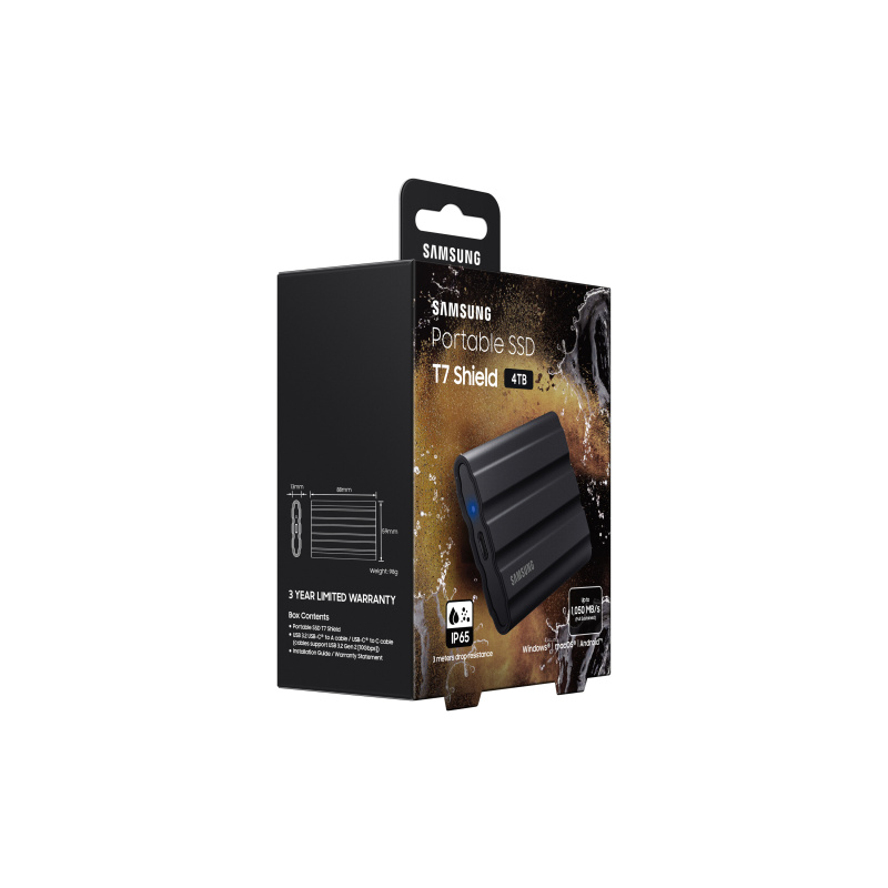 Samsung MU-PE4T0S 4 To USB Type-C 3.2 Gen 2 (3.1 Gen 2) Noir