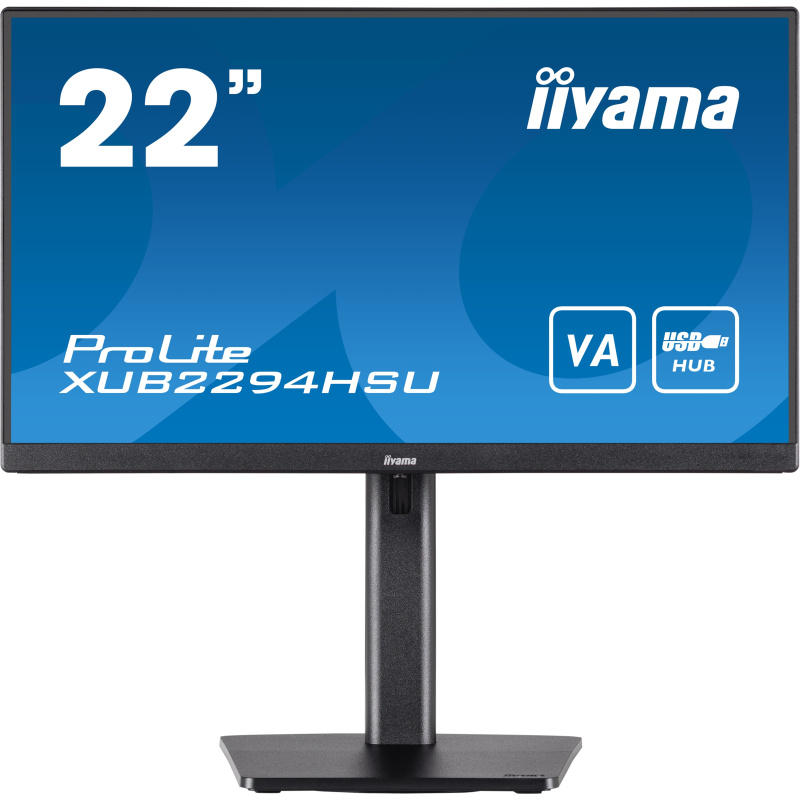 iiyama ProLite XUB2294HSU-B2 écran plat de PC 54,6 cm (21.5") 1920 x 1080 pixels Full HD LCD Noir
