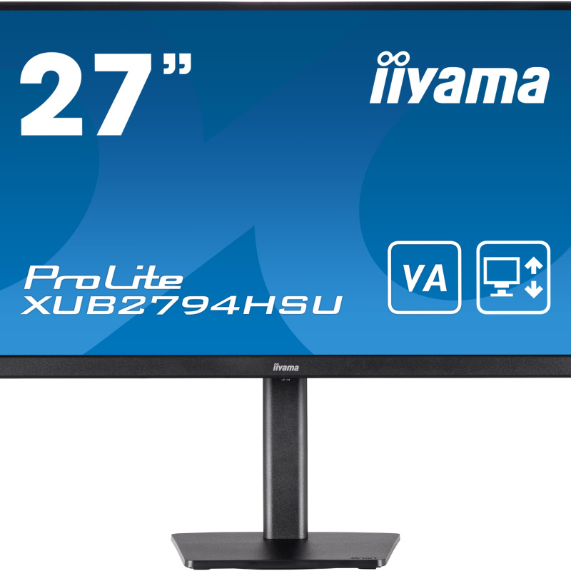 iiyama ProLite XUB2794HSU-B1 écran plat de PC 68,6 cm (27") 1920 x 1080 pixels Full HD LCD Noir