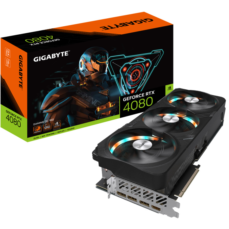 GIGABYTE GAMING GeForce RTX 4080 16GB OC NVIDIA 16 Go GDDR6X