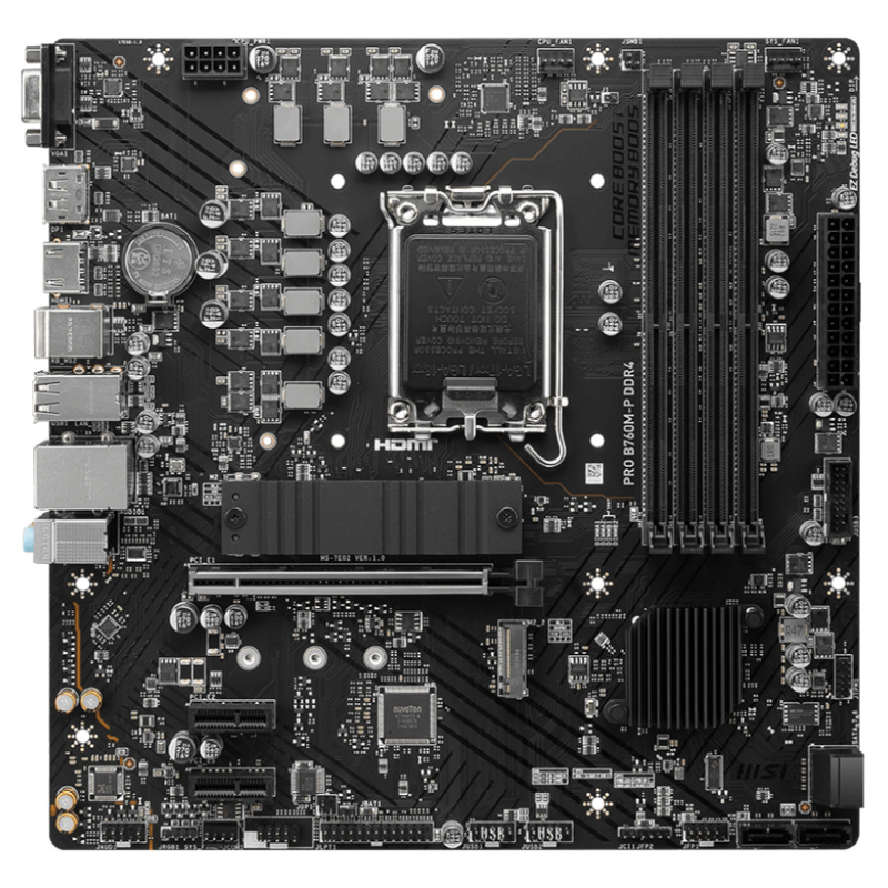 MSI PRO B760M-P DDR4 carte mère Intel B760 LGA 1700 micro ATX