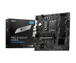 MSI PRO B760M-P DDR4 carte mère Intel B760 LGA 1700 micro ATX