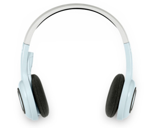 Logitech Wireless Headset for iPad Casque Sans fil Arceau Appels/Musique Bluetooth Bleu, Blanc