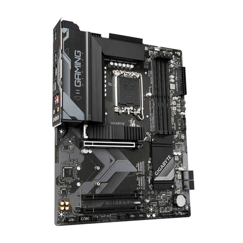 GIGABYTE B760 GAMING X Carte Mère - Compatible avec les processeurs Intel Core 14e génération, VRM numérique 8+1+1 phases, jusqu'à 7600MHz DDR5 (OC), 3x PCIe 4.0 M.2, 2.5GbE LAN, USB 3.2 Gen 2