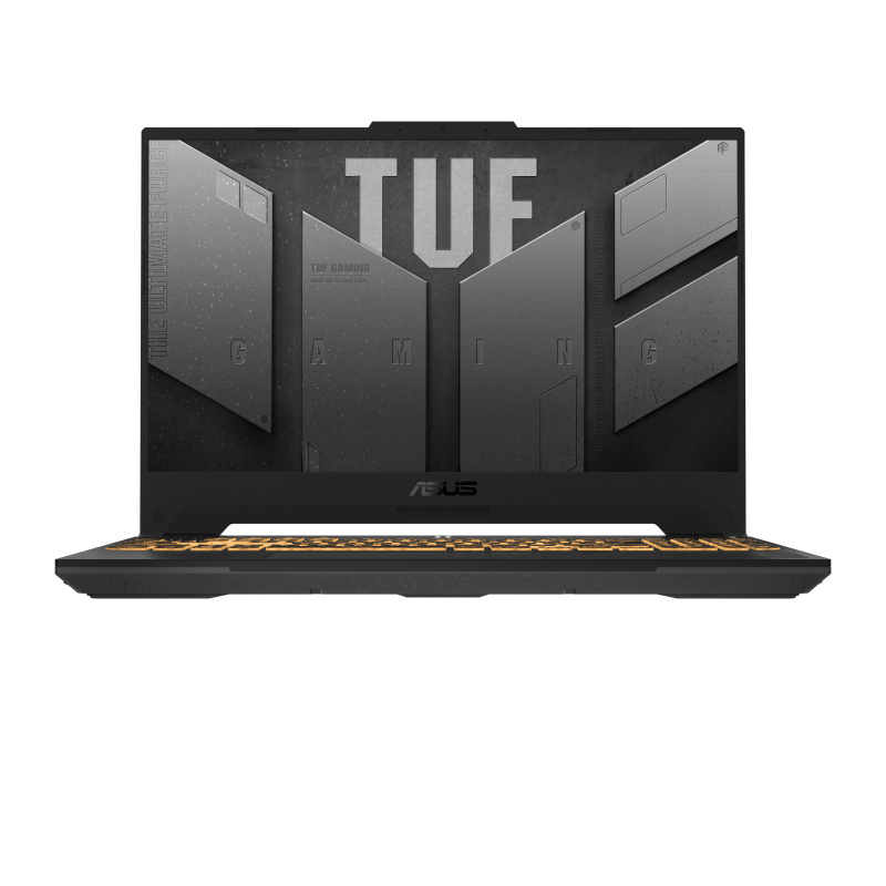 ASUS TUF Gaming F15 TUF507ZV4-LP049W Intel® Core™ i7 i7-12700H Ordinateur portable 39,6 cm (15.6") Full HD 16 Go DDR4-SDRAM 512 Go SSD NVIDIA GeForce RTX 4060 Wi-Fi 6 (802.11ax) Windows 11 Home Noir, Gris