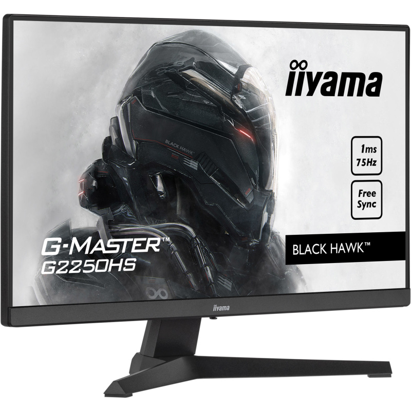 iiyama G-MASTER G2250HS-B1 écran plat de PC 54,6 cm (21.5") 1920 x 1080 pixels Full HD LED Noir