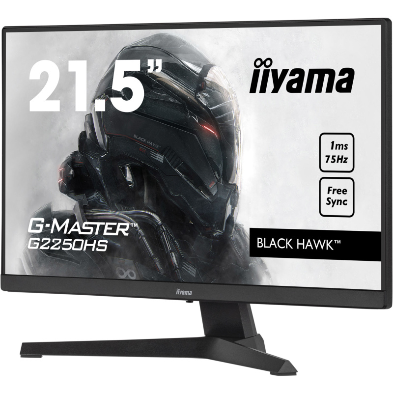 iiyama G-MASTER G2250HS-B1 écran plat de PC 54,6 cm (21.5") 1920 x 1080 pixels Full HD LED Noir