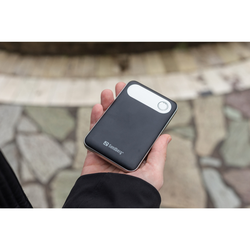 Sandberg 421-16 banque d'alimentation électrique Lithium Polymère (LiPo) 10000 mAh Aluminium, Noir