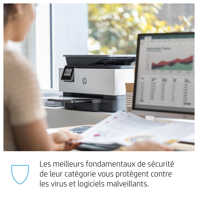 HP OfficeJet Pro 9010 Sans fil All-in-One Couleur Imprimante, Impression recto-verso; copieur, scanner