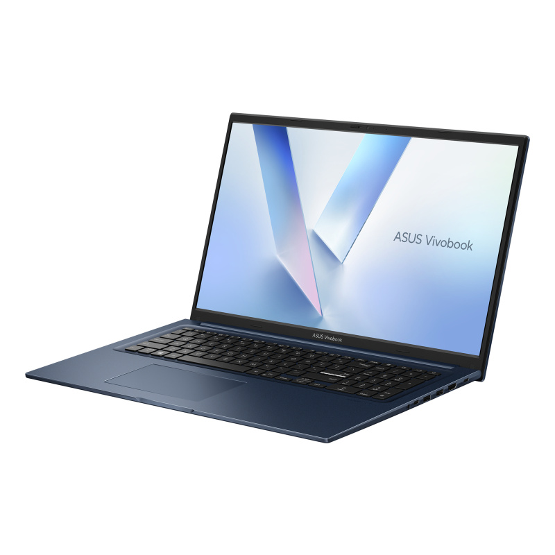 ASUS Vivobook 17 P1704VA-AU766X Intel® Core™ i3 i3-1315U Ordinateur portable 43,9 cm (17.3") Full HD 8 Go DDR4-SDRAM 512 Go SSD Wi-Fi 6 (802.11ax) Windows 11 Pro Bleu