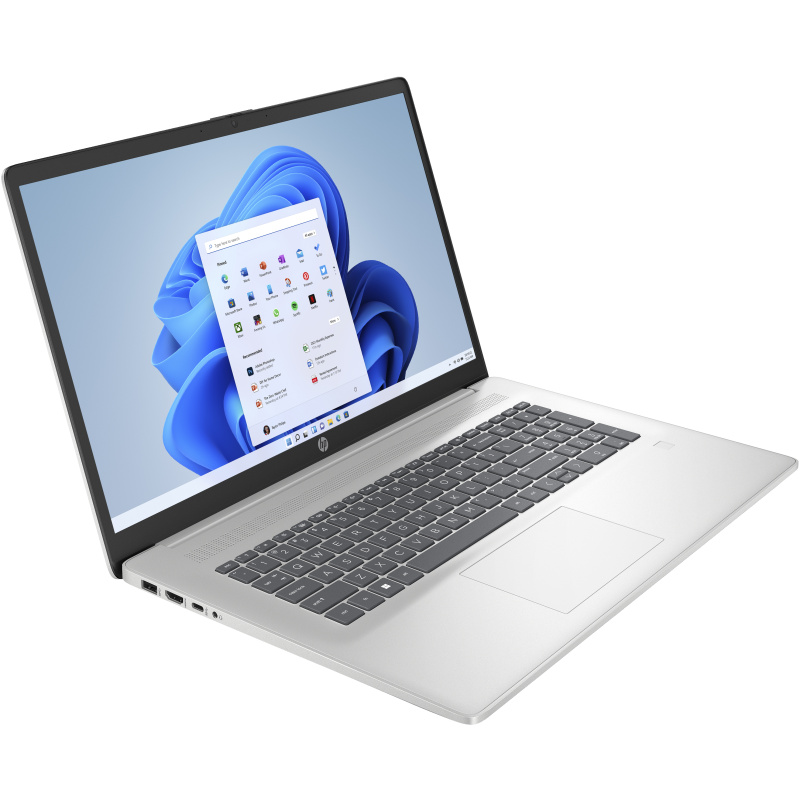 HP Laptop 17-cp3006nf AMD Ryzen™ 7 7730U Ordinateur portable 43,9 cm (17.3") Full HD 16 Go DDR4-SDRAM 1 To SSD Wi-Fi 6 (802.11ax) Windows 11 Home Argent