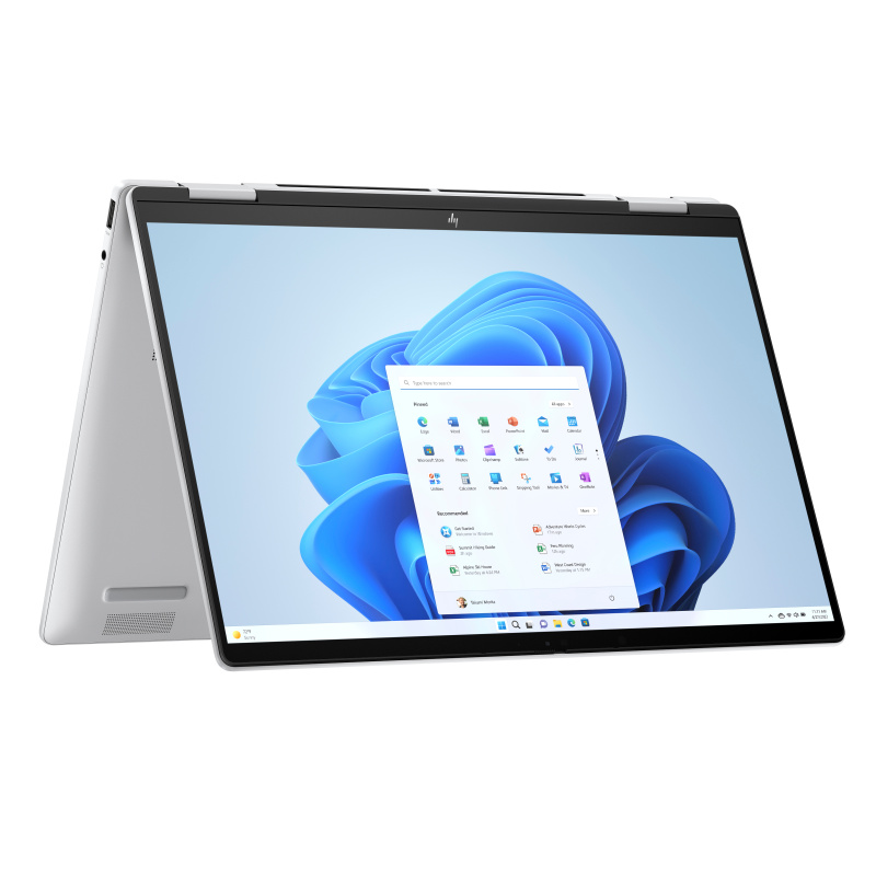 HP ENVY x360 14-fa0003nf AMD Ryzen™ 7 8840HS Hybride (2-en-1) 35,6 cm (14") Écran tactile 3K 16 Go LPDDR5-SDRAM 512 Go SSD Wi-Fi 6E (802.11ax) Windows 11 Home AI PC Argent