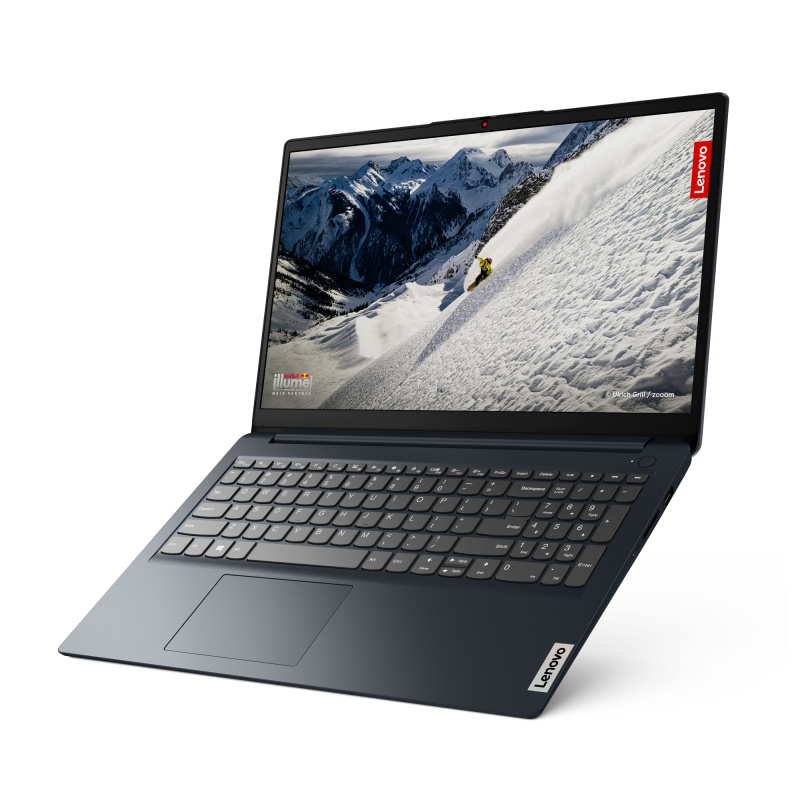 Lenovo IdeaPad 1 15ALC7 AMD Ryzen™ 7 5700U Ordinateur portable 39,6 cm (15.6") Full HD 16 Go DDR4-SDRAM 512 Go SSD Wi-Fi 6 (802.11ax) Windows 11 Home Français Bleu