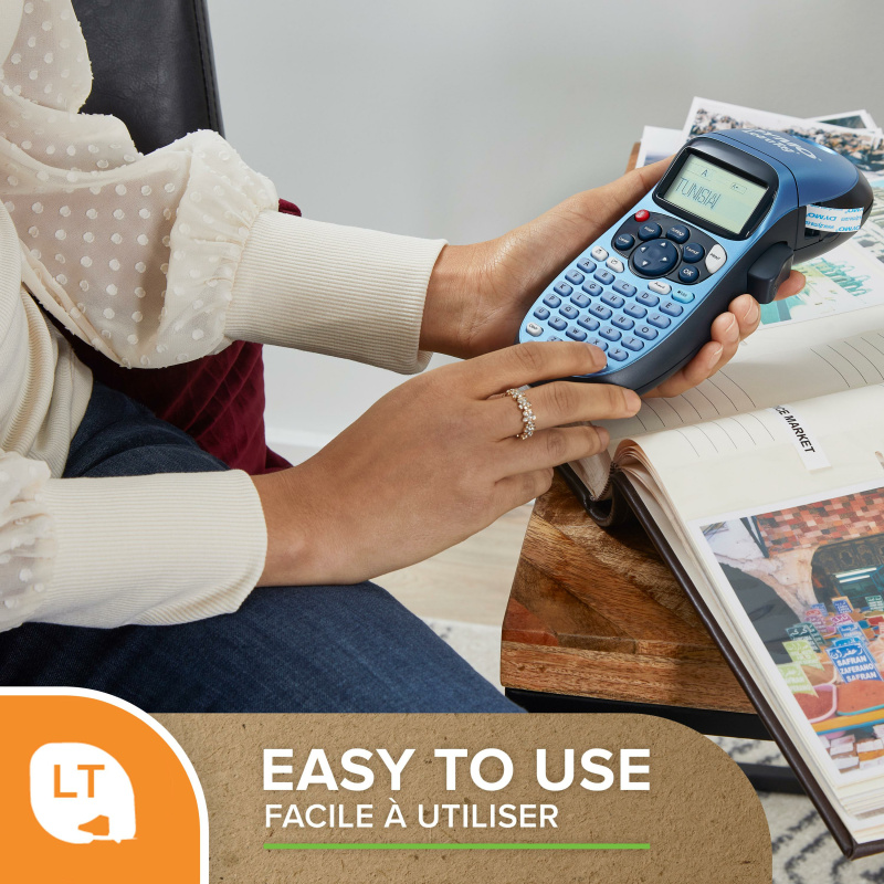 DYMO S0721510 ruban d'étiquette Noir sur blanc